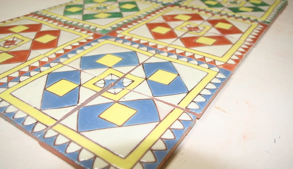 24 Stück Relief-Fliesen 10x10 Motiv: Grafisches Ornament [22-06-01] - Bild 3 von 3