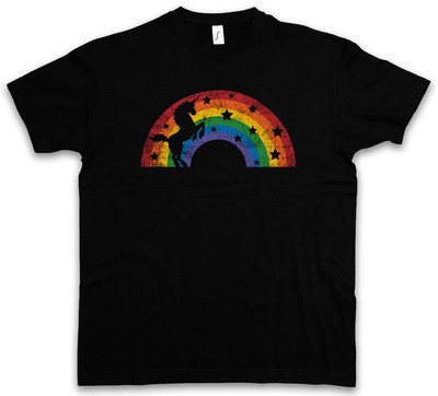 UNICORN II T-SHIRT Einhorn Rainbow Colors Regenbogen Fairy Fairies Elfen