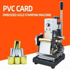 Manual PVC Membership Card Letterpress Stamping Machine Hot Stamping Machine