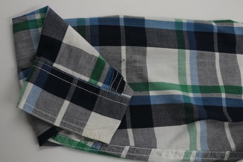 Guess Youth Boys Multicolor Plaid Long Sleeve Button Down Casual Shirt Size 20 - Picture 5 of 5