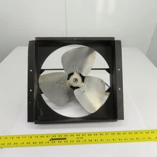 3 Blade Axial Cooling Fan 17" x 15-1/4" Flange Mount
