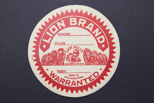 Vintage Lion Brand Yarn Label Ephemera Philadelphia