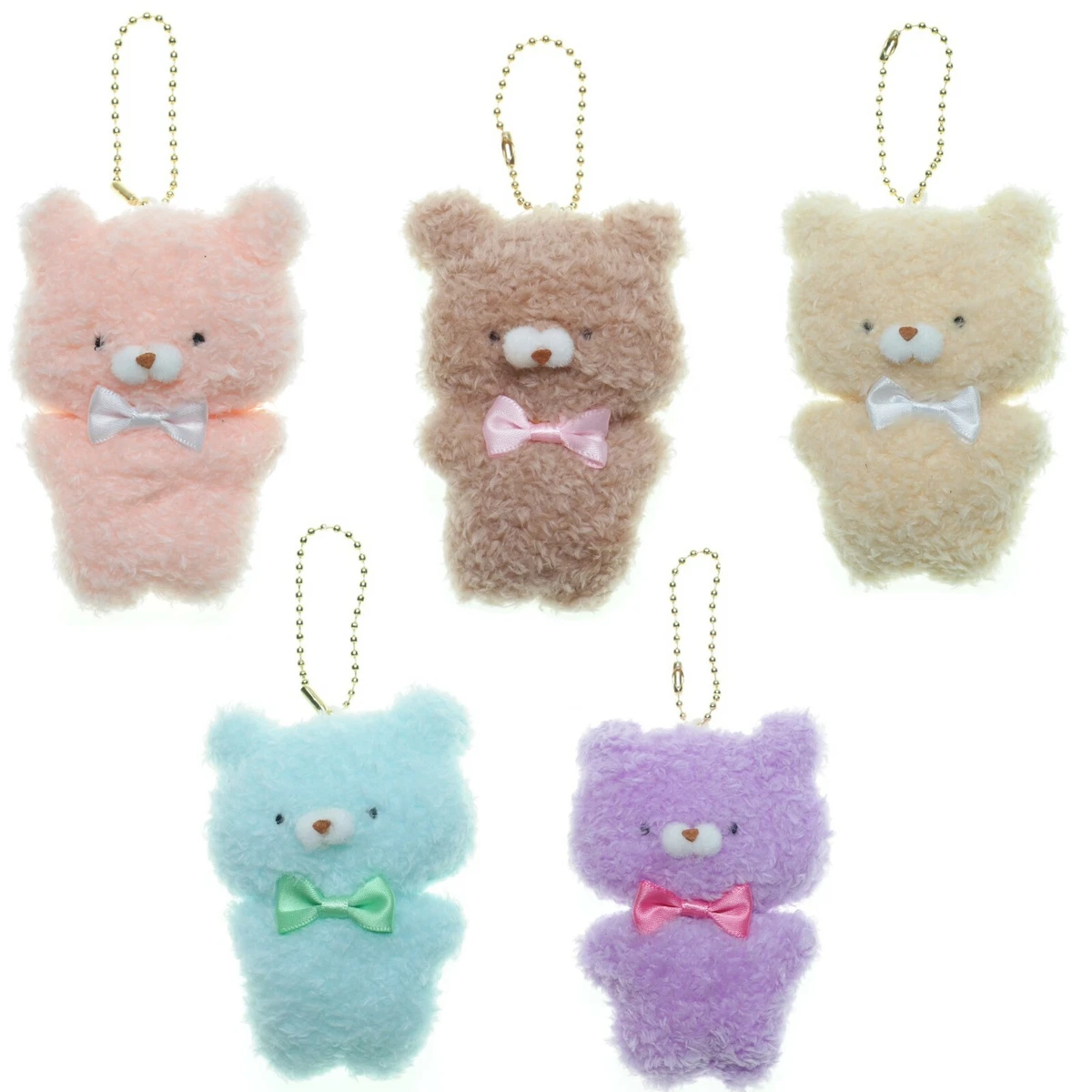 Blind Box Japanese Kawaii Plush Keychain Cute Pastel Bear Figure 1