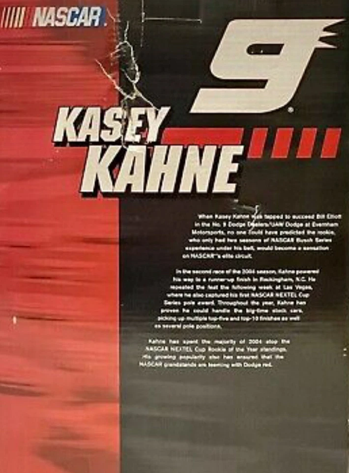 Figura Dodge #9 Casey Kahne de 12" de alto Foto 3 de 4