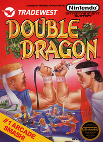 1987 Nintendo NES Double Dragon Box Art Poster 11X17 Hammer Spike 🐉🎮📺