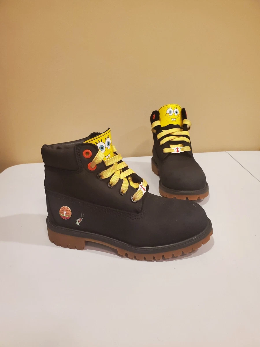 Spongebob timberland black discount