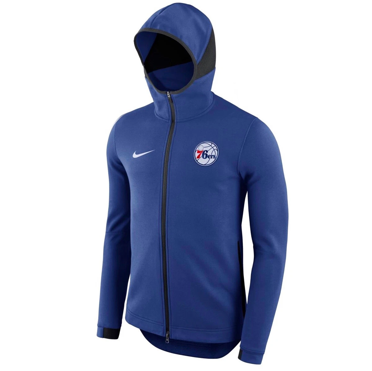 NEW Authentic Nike Philadelphia 76ers NBA Showtime Sixers Full-Zip Hoodie  883153269032