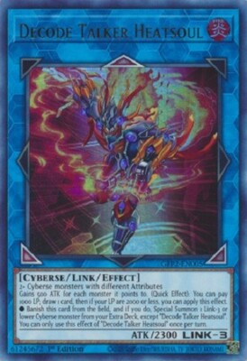 *** DECODE TALKER HEATSOUL *** ULTRA RARE GFP2-EN005 1ST EDITION MINT/NM YUGIOH!