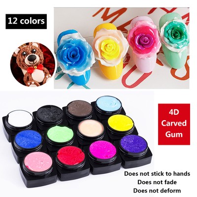 5g/Pot Nail Art 4D UV Gel Creative Sculpting Carving UV ...