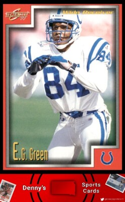 1999 Score #175 E.G. Green Indianapolis Colts Football Card