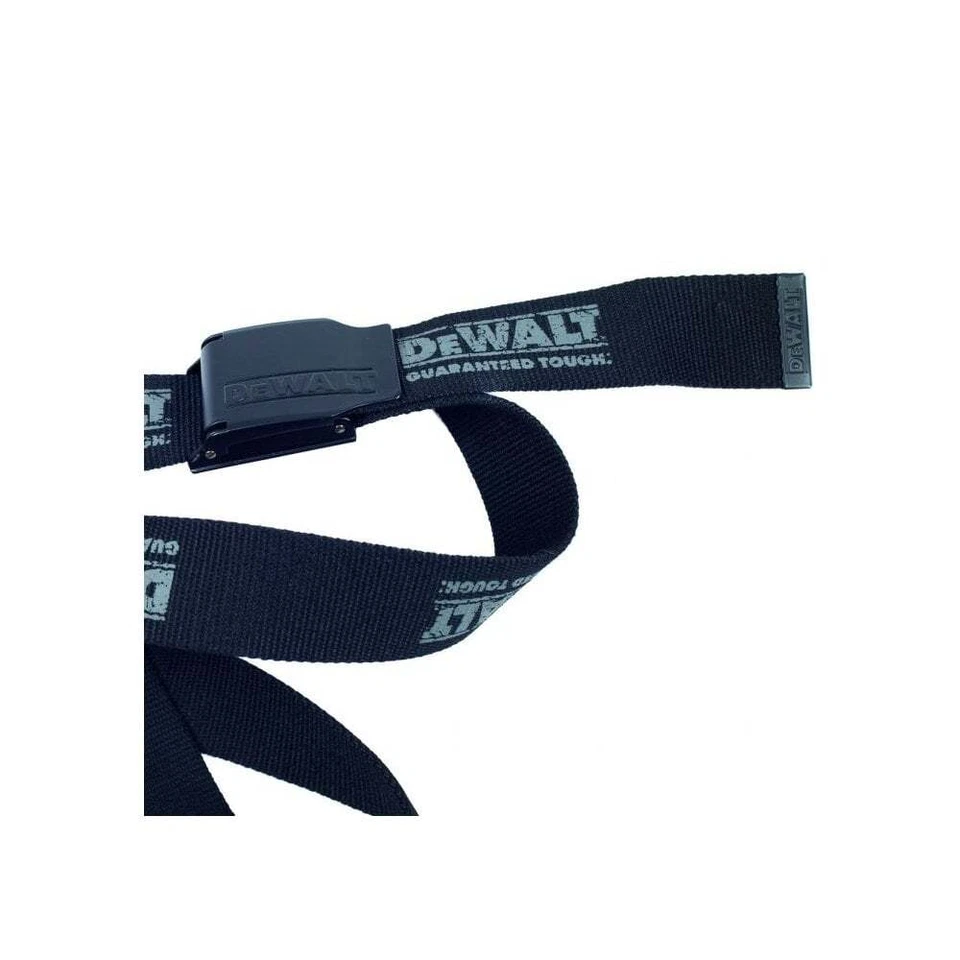 Dewalt Black Work Wear Woven Adjustable Stretch Belt One Size