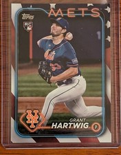 2024 Topps Series 1 Grant Hartwig RC Independence Day Parallel /76