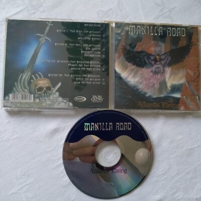 MANILLA ROAD - ATLANTIS RISING CD IRON GLORY