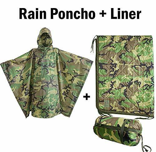 USGI Industries - Rip-Stop Liner & Rain Poncho Bundle USGI Industries - Rip-Stop Liner & Rain Poncho Bundle
