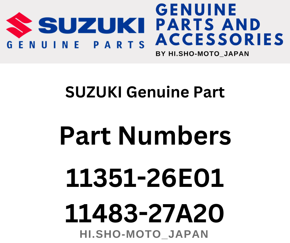 SUZUKI Genuine OEM 11351-26E01 & 11483-27A20 Left Engine Stator