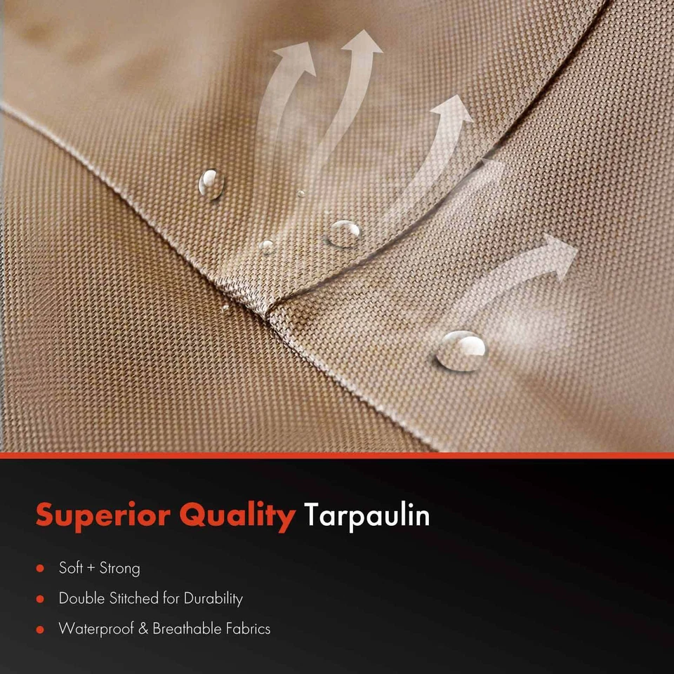 Convertible Soft Top for BMW 318i 325i 1987-1993 Tan with Clear Plastic Window Foto 3 de 4