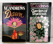 Lot of 2 V.C. Andrews Gothic Horror Novels - Dawn & Garden of Shadows
