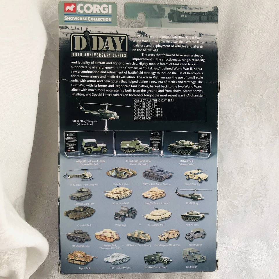 Corgi Omaha Beach Set 1 D-DAY 60th ANNIVERSARY SERIES Show Case Collection- NEW - Image 4 of 4