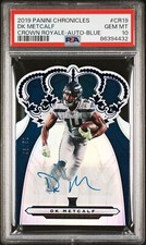 PSA 10 2019 Chronicles Crown Royale Rookie Autograph Blue DK Metcalf RC /50 Pop1