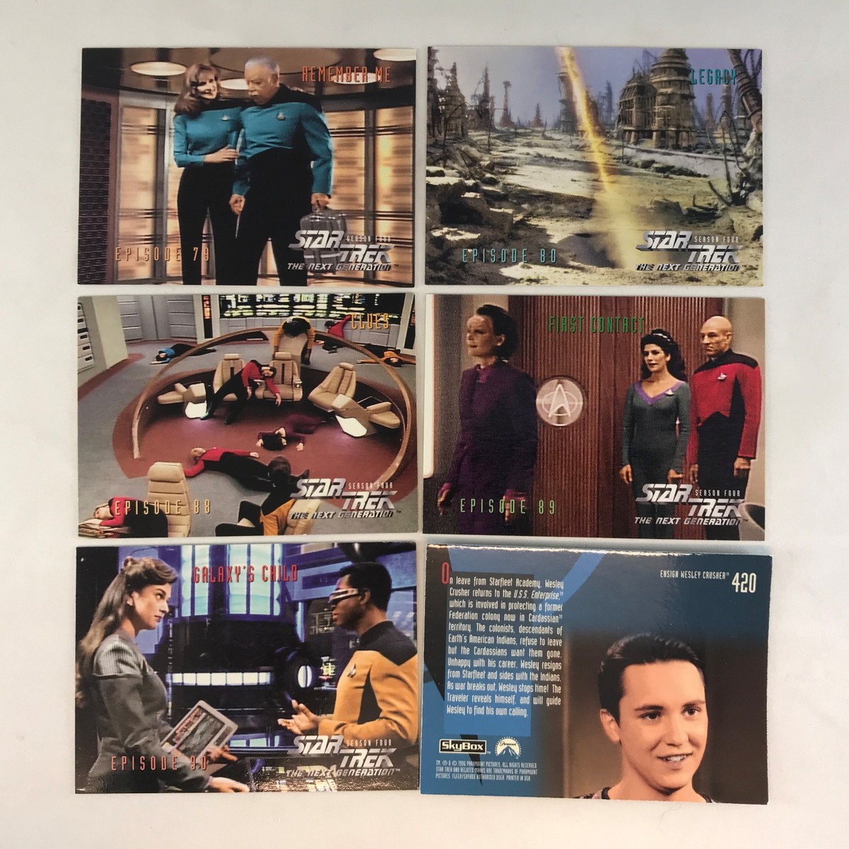 レジェンド・オブ・スタートレック シリーズ4 STAR TREK THE NEXT GENERATION SEASON 4 (1996) Complete Trading