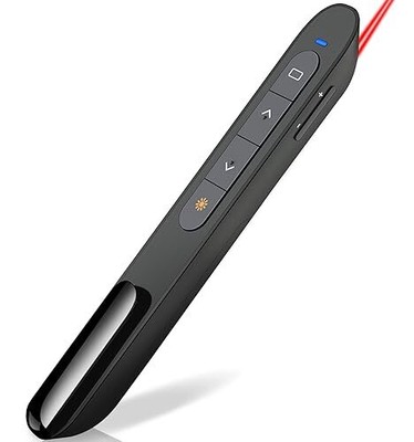 Wireless Presenter Remote Presentation ClickerRF 2.4GHz USB Presentation Poin...