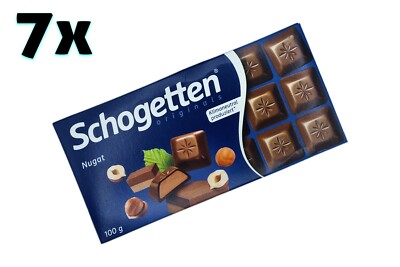 3x/7x SCHOGETTEN Praline / Nougat   genuine chocolate   TRACKED SHIPPING