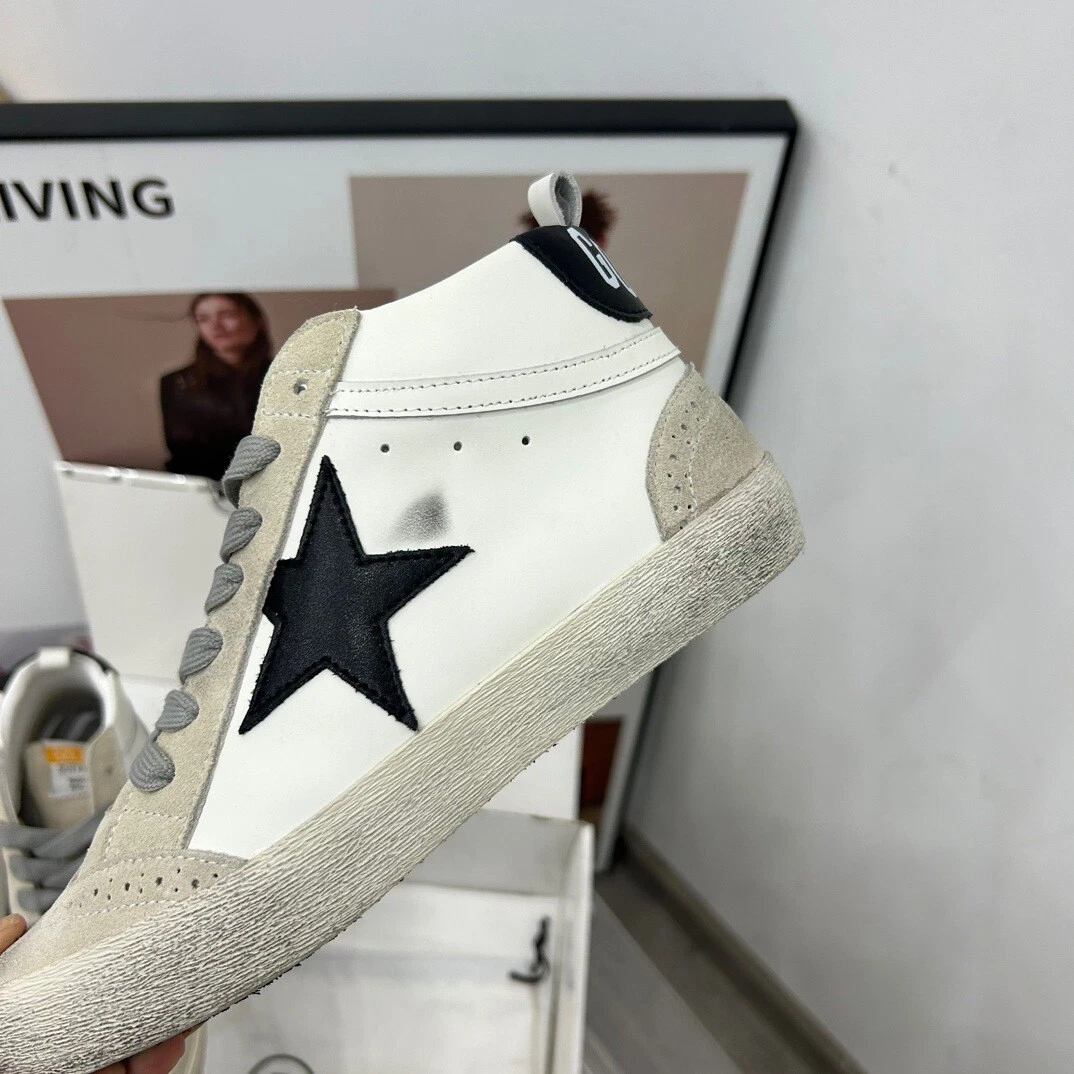 GOLDEN GOOSE Scarpe casual alte Gol Goose uomo stringate punta tonda passeggio donna