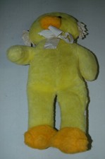Vintage Eden Toys Yellow Stuffed Duck 18 Inch