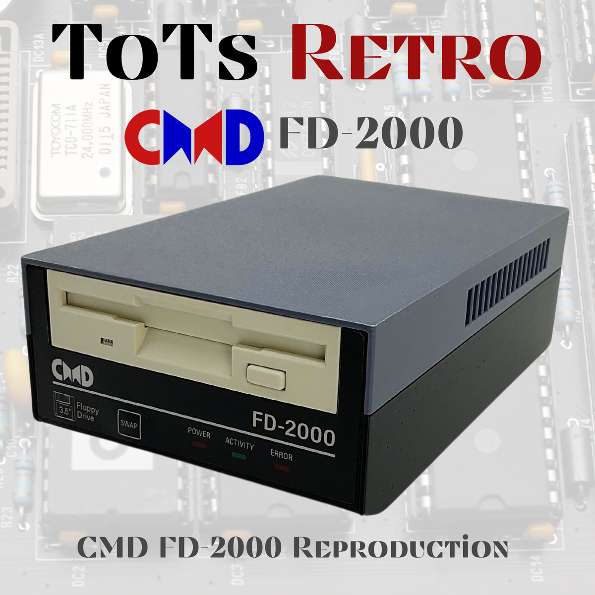洋楽 FDD CMD Reproduction FD-2000 Disk Drive For Commodore c64 c128 and