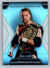 2010 Topps Platinum WWE #PP-6 Triple H Platinum Performance Insert