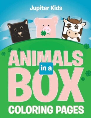 Jupiter Kids - Animals in a Box Coloring Pages - New paperback or so - X555z