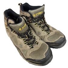 Hi-Tec Hiking Boots Men's 7 Brown Waterproof Total Terrain  Mid WP M