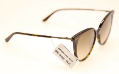 Botega Venetta Cateye Sunglasses Havana Bronze 53mm Bottega Veneta BV0103S 002 Havana Bronze/Brown Lens 53mm  main image 3