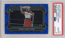 PSA 10 #10/11 2023 Panini WWE Prizm Rowdy Roddy Piper Blue Shimmer FOTL #19 SSP