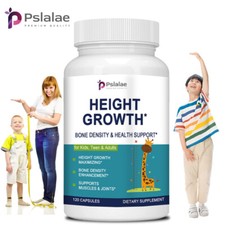 Height Growth - with Calcium and Vitamin D - Promotes Bone Growth Development