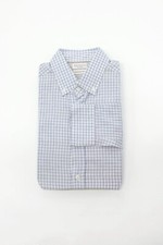 NWT Brunello Cucinelli Men "Leisure Fit" Gingham Check Button-Down Shirt XS A252