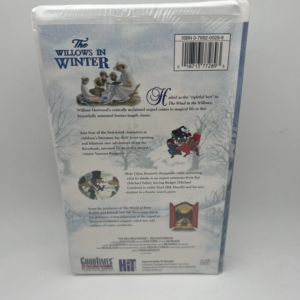 The Willows In Winter (VHS, 2002, Clamshell) - Imagem 4 de 4