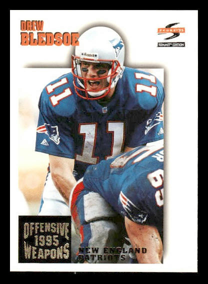 1995 Summit #176 Drew Bledsoe New England Patriots