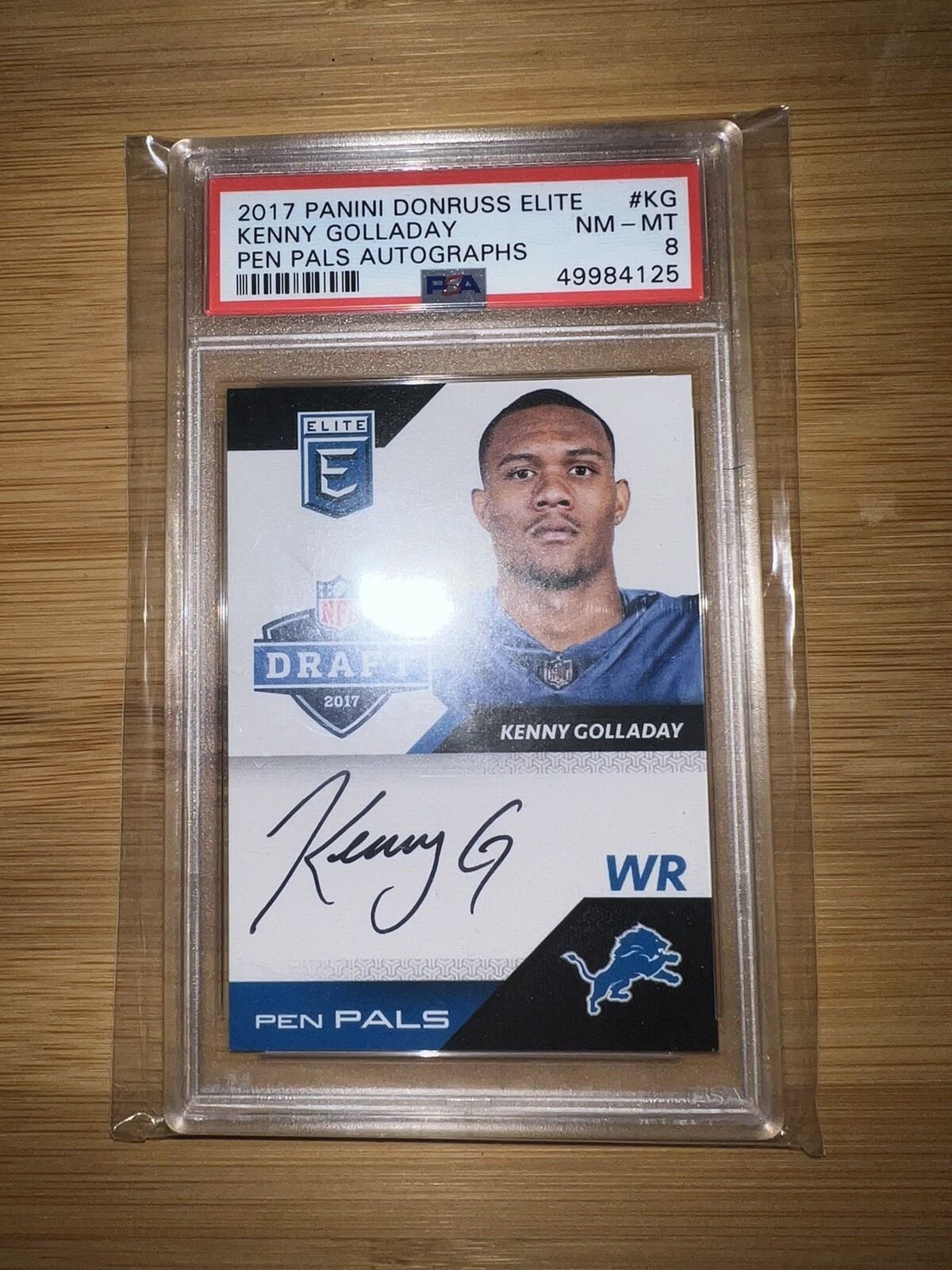 Kenny Golladay Panini Donruss Elite Pen Pals Autographs #KG Base
