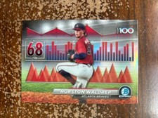 Hurston Waldrep, Chrome-Bowman Scouts' Top 100 #BTP-68 - 2024 Bowman