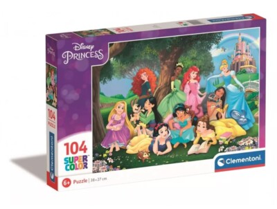 Clementoni Puzzle 104 Elements Princess Disney 25743 Jigsaw for Kids