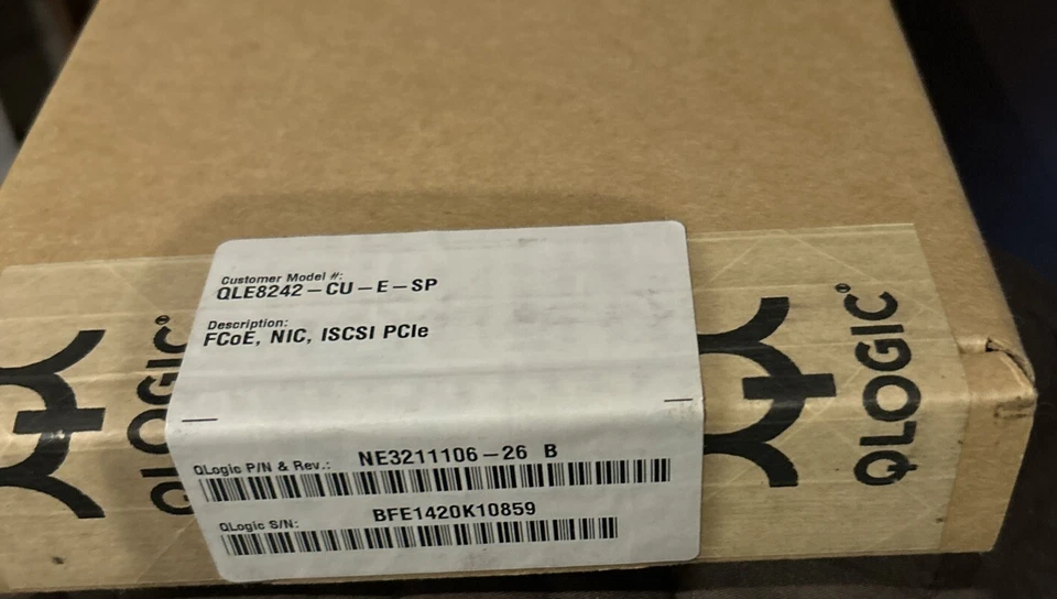 QLogic QLE2672-E-SP New Old Surplus Stock FCoE, NIC, ISCSI, PCIe Sealed Boxes - Image 3 of 4