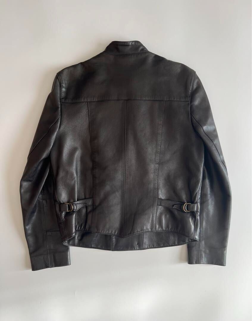 AGNES B. 1980s Leather Jacket Black Sheepskin Made in France AGNES B. 1980s Leather Jacket Black Sheepskin Made in France