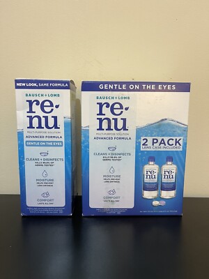 3 Bausch Lomb Renu Multi-Purpose Solution 3x 12 FL oz, exp 01/2026