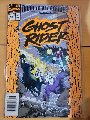 GHOST RIDER #41 SEPT 1992 MARVEL COMIC ROAD TO VENGEANCE THE MISSING LINK