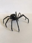 Handmade Hand-painted 4.5" Black Widow Spider Replica Figurine Decoration — photo 4