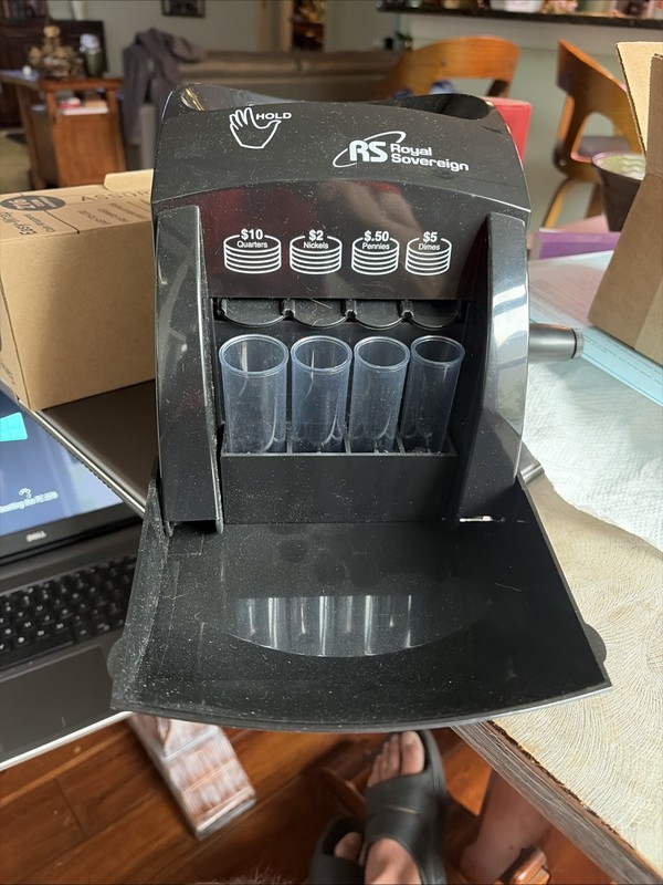 Royal Sovereign Coin Sorter With Coin Wrappers