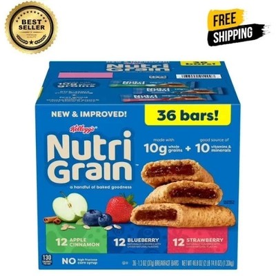Nutri-Grain Bars Variety Pack, 1.3 oz., 36 pk on great price FREE SHIPPING