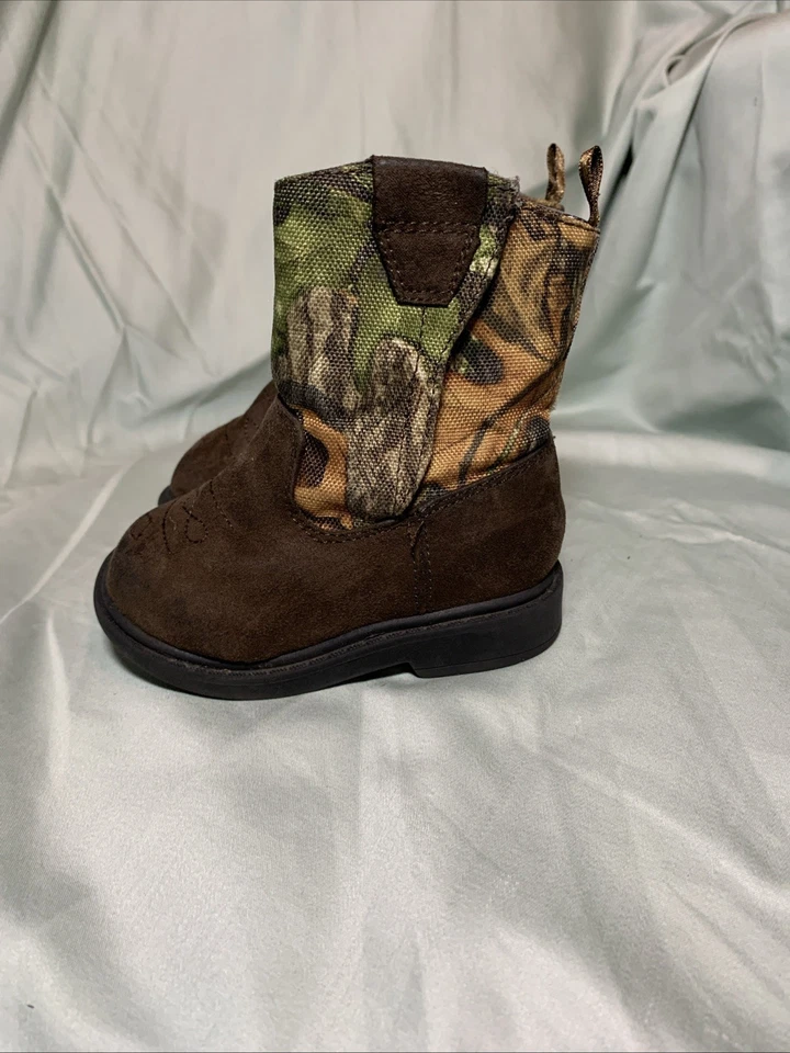 Botas Cazadoras Gloria Desteñidas Camuflaje Talla 4 Infantil Excelente Estado Foto 3 de 4