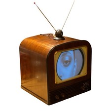 1950 Vintage Philco 12" B&W Tube TV, Fully Restored, Working Great, Inc Bonus.